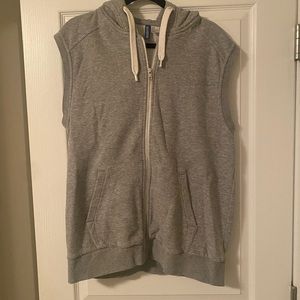Mens H&M hooded vest